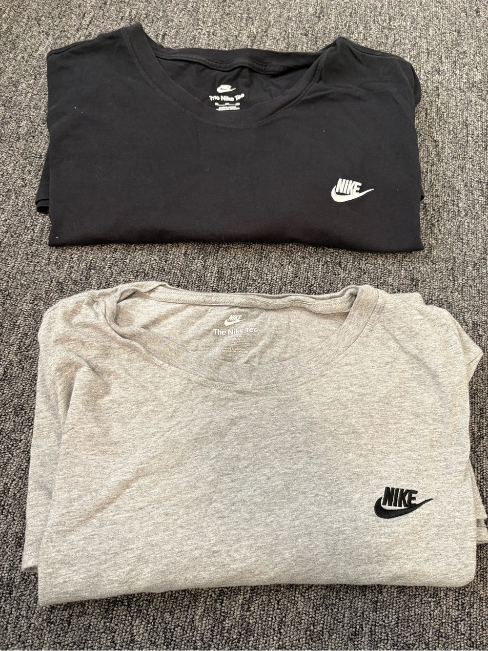 Nike 2-Pack T-Shirts – Black & Gray – 4XL – Great Condition